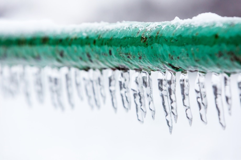 water pipes freeze